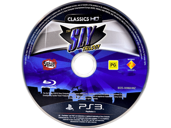 The Sly Cooper Trilogy for SONY Playstation 3 / PS3