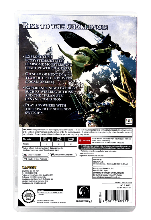 Monster Hunter Rise (Nintendo Switch)