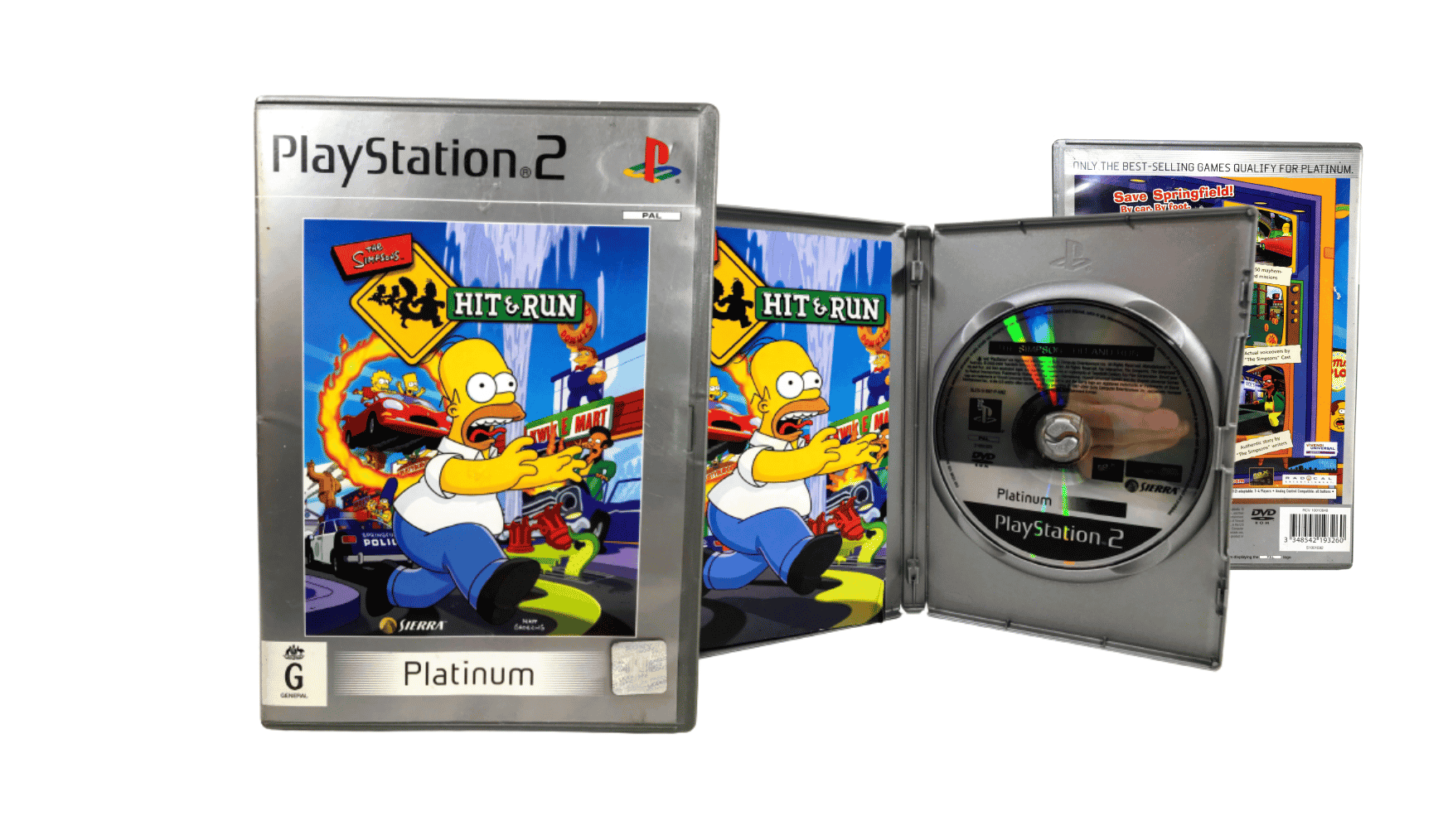 The SIMPSONS Hit & Run (PS2) *EXCELLENT & COMPLETE* - Image 5