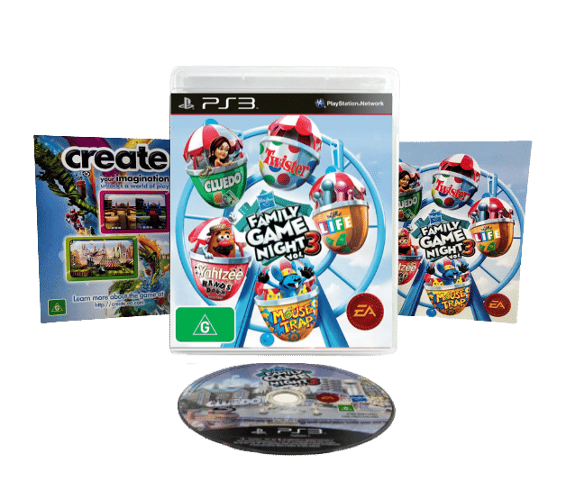 Hasbro Family Game Night Vol. 3 PS3 game