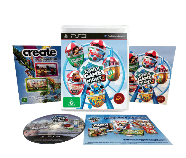 Hasbro Family Game Night Vol. 3 PS3 game