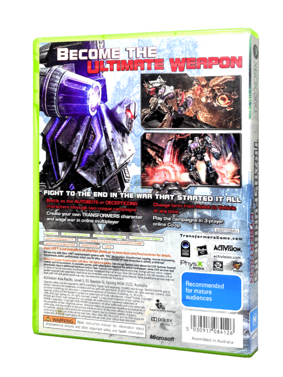 Transformers: War For Cybertron (XBox 360) *EXCELLENT & COMPLETE* - Image 10