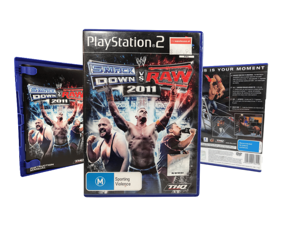 WWE SmackDown vs RAW 2011 (PS2) (no manual)