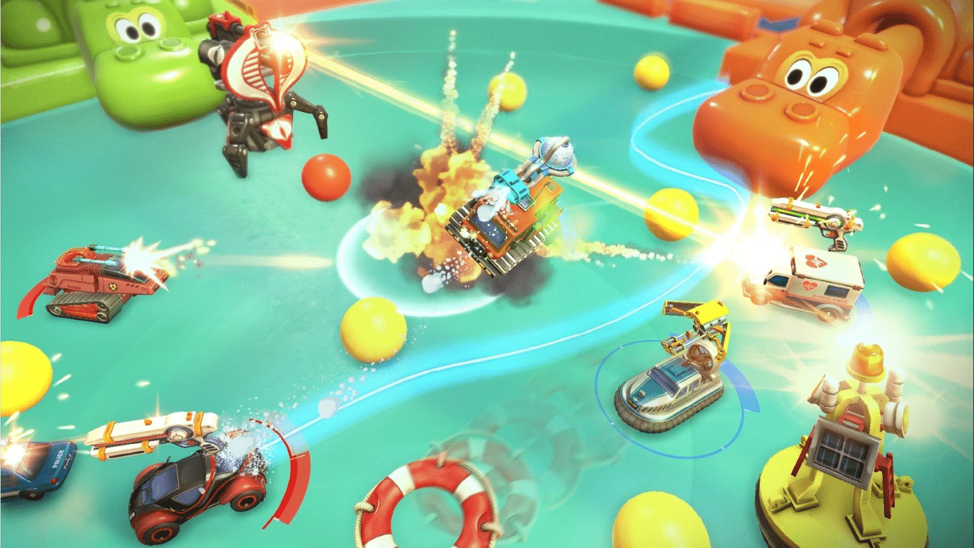 Micro Machines World Series gameplay screenshot