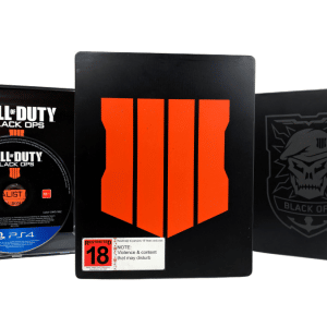Call of Duty Black Ops 4 Steel Case Collector's Edition PlayStation 4 Game PS4