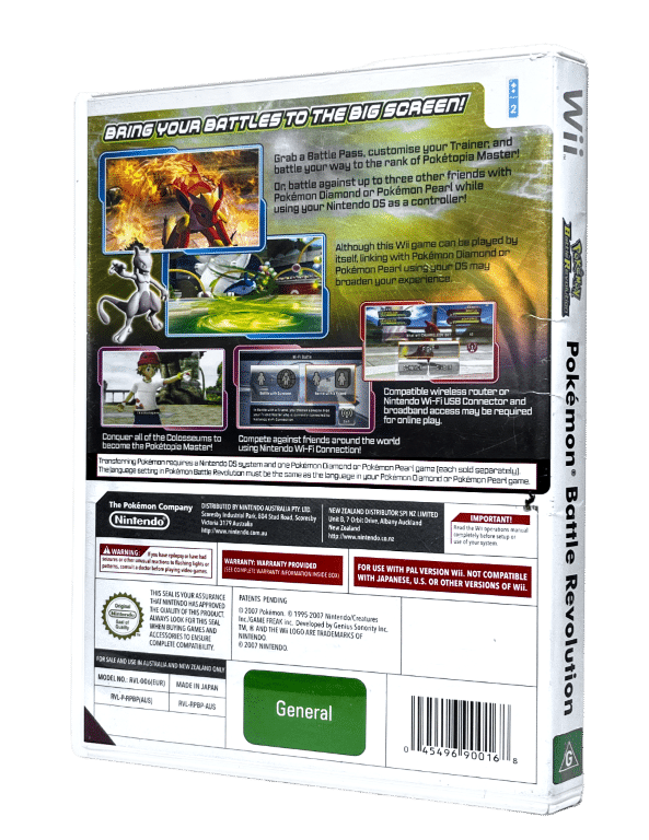 POKEMON BATTLE REVOLUTION (Wii) *MINT COMPLETE* Appleby Games