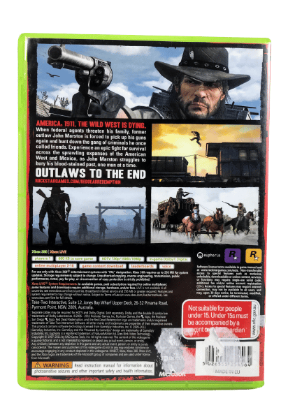 Red Dead Redemption (Xbox 360 - GENUINE CLASSICS) *COMPLETE COLLECTOR'S* - Image 3