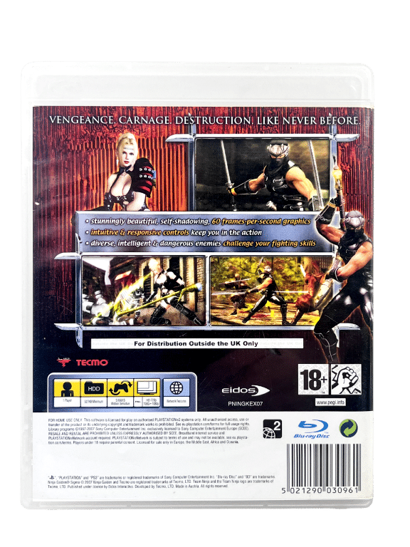 Ninja Gaiden Sigma PS3 game
