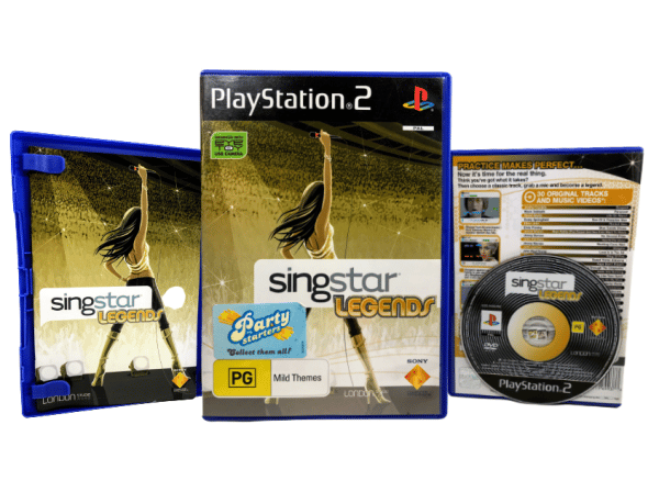 SingStar Legends PS2 game