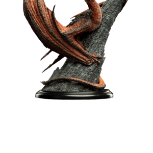 Wētā Smaug the Magnificent miniature statue wrapped around a rocky peak