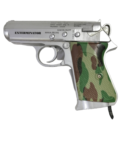 PS1 GUN PlayStation GunCon Game Controller + TIME CRISIS Game - Image 2