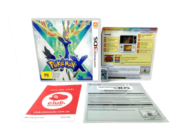 POKEMON X (3DS - NZ EDITION) *MINT COMPLETE* - Image 4