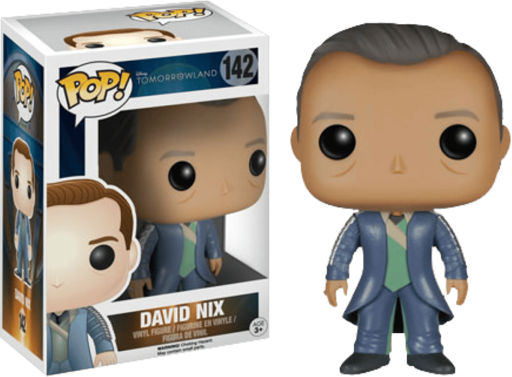 Tomorrowland - David Nix Pop! Vinyl *RARE "DISNEY T" BOX ART*