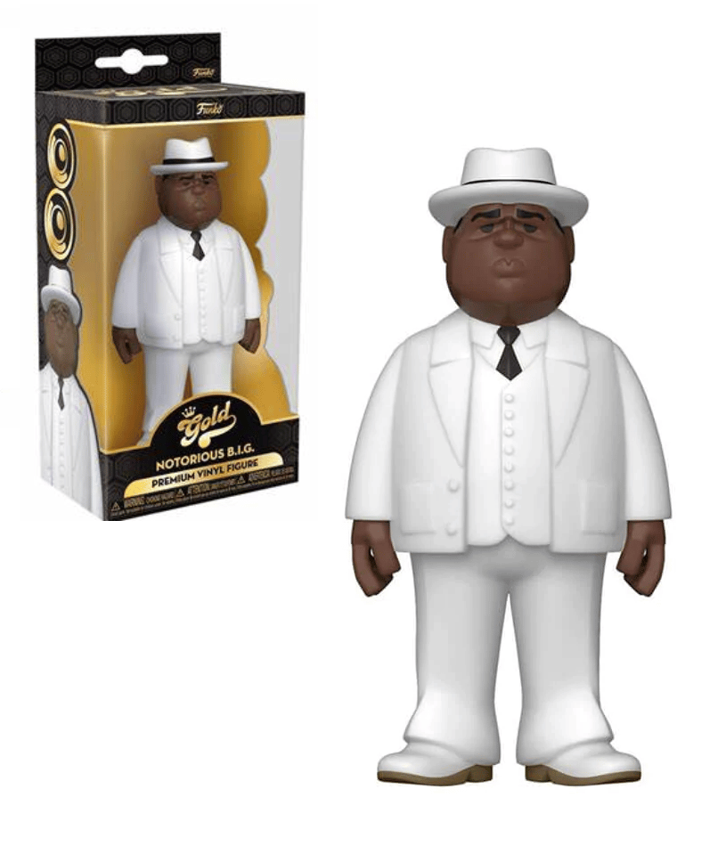 Notorious BIG - Biggie White Suit 5" Vinyl Gold