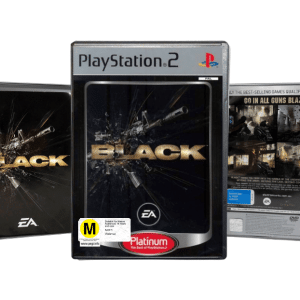BLACK PlayStation 2 game Black PS2 game