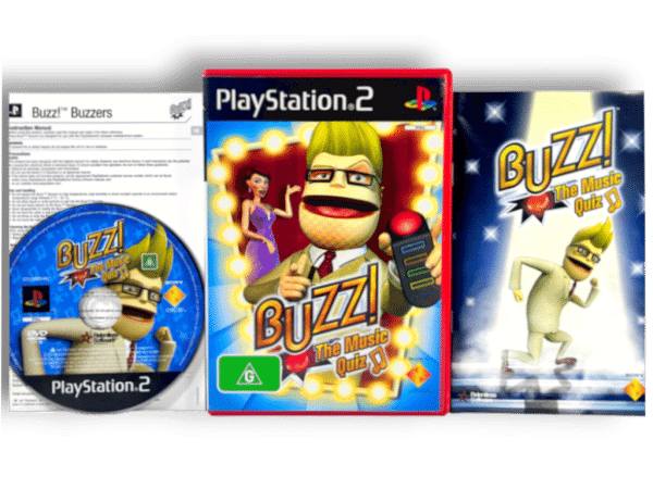 Buzz The Music Quiz PlayStation 2 game
