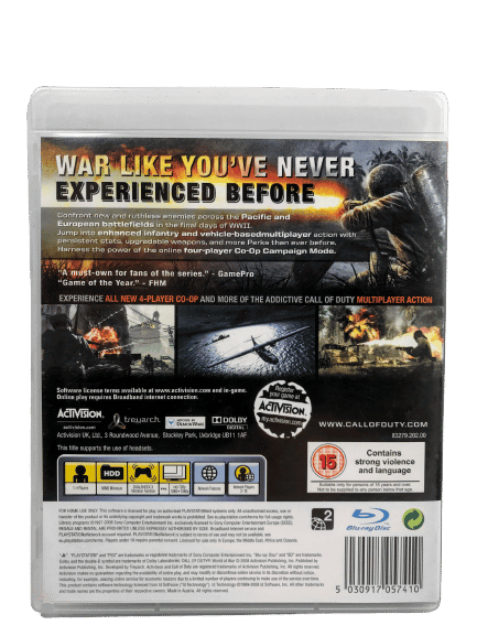 Call of Duty World At War (PS3) *EXCELLENT & COMPLETE* - Image 4