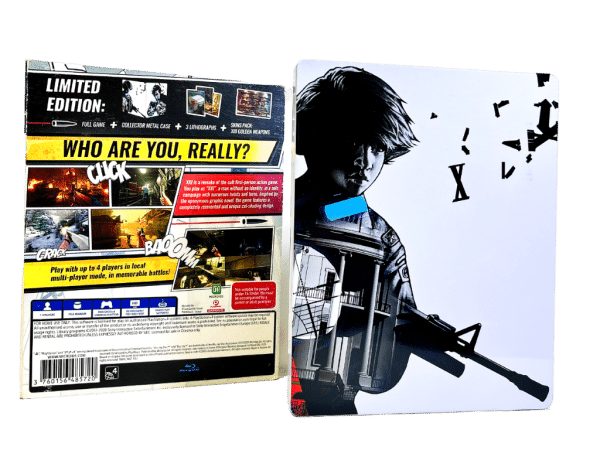 XIII Limited STEEL CASE COLLECTOR'S BOX SET for SONY PlayStation 4 / PS4