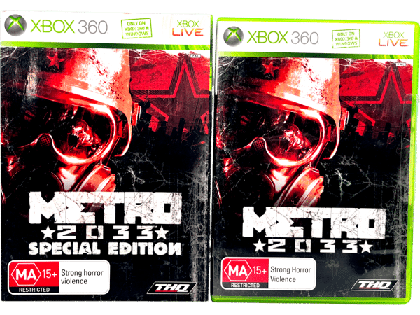 METRO 2033 (Xbox 360) *COMPLETE BOXED EDITION*