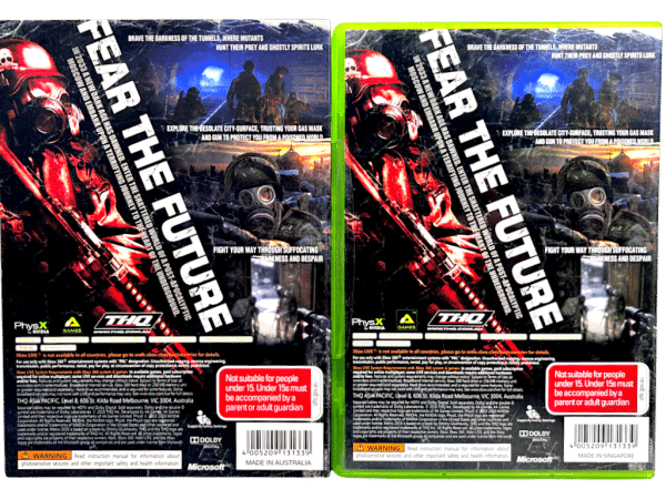 METRO 2033 (Xbox 360) *COMPLETE BOXED EDITION*