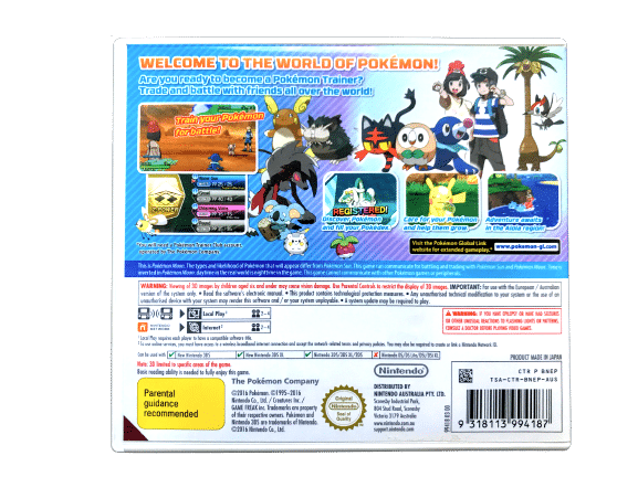 POKEMON Moon (3DS) *MINT COMPLETE* - Image 2