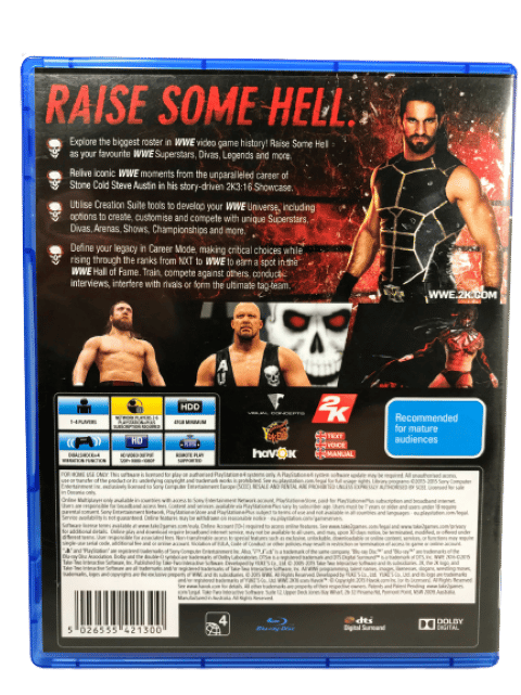 WWE 2k16 (PS4 - PS5 compatible) *MINT COMPLETE* - Image 4