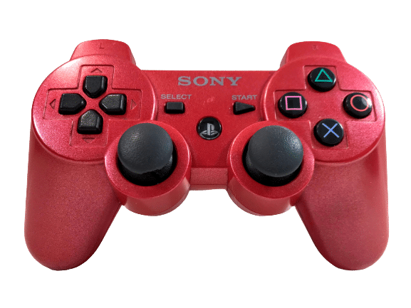 SONY PS3 Controller SPECKLED METALLIC RED *RARE*