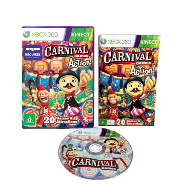 Carnival Games in Action (Xbox 360) *MINT COMPLETE* - Image 4