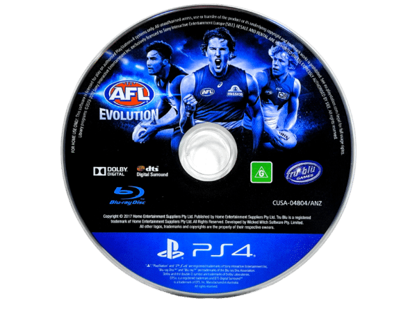 AFL Evolution PS4 game