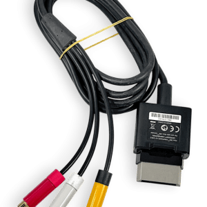 OFFICIAL MICROSOFT Xbox 360 AV Cable (V2 - BLACK)