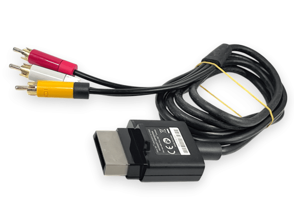 OFFICIAL MICROSOFT Xbox 360 AV Cable (V2 - BLACK) - Image 3