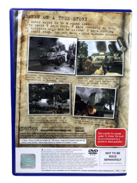 Brothers in Arms: Road to Hill 30 (PS2) ORIGINAL PRINT *MINT COMPLETE* - Image 10