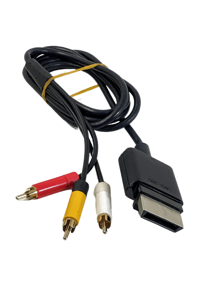 OFFICIAL MICROSOFT Xbox 360 AV Cable (V2 - BLACK) - Image 6