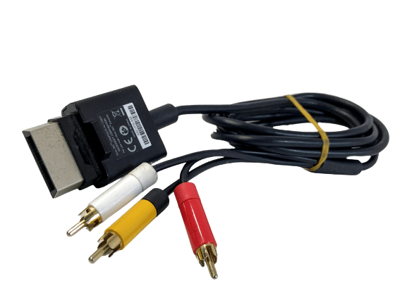 OFFICIAL MICROSOFT Xbox 360 AV Cable (V2 - BLACK) - Image 5