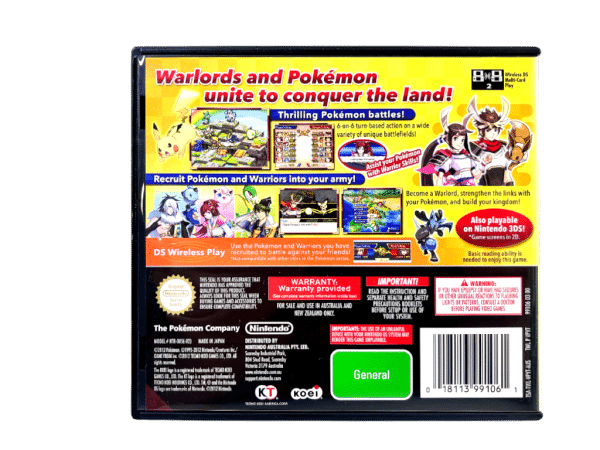 Pokemon Conquest for Nintendo DS
