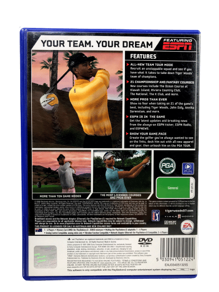 Tiger Woods PGA Tour 07 (PS2) *MINT COMPLETE* - Image 4