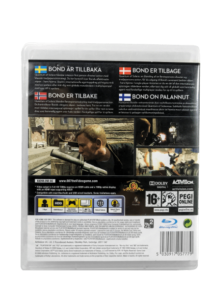 James Bond 007 Quantum of Solace (PS3) *EXCELLENT & COMPLETE* - Image 6