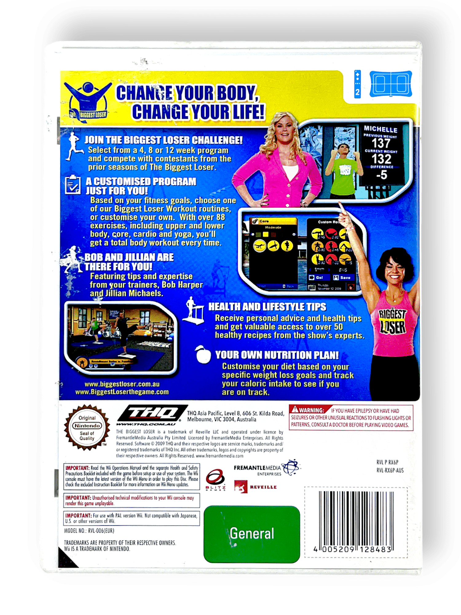 The BIGGEST LOSER (Wii) *COMPLETE* - Image 2