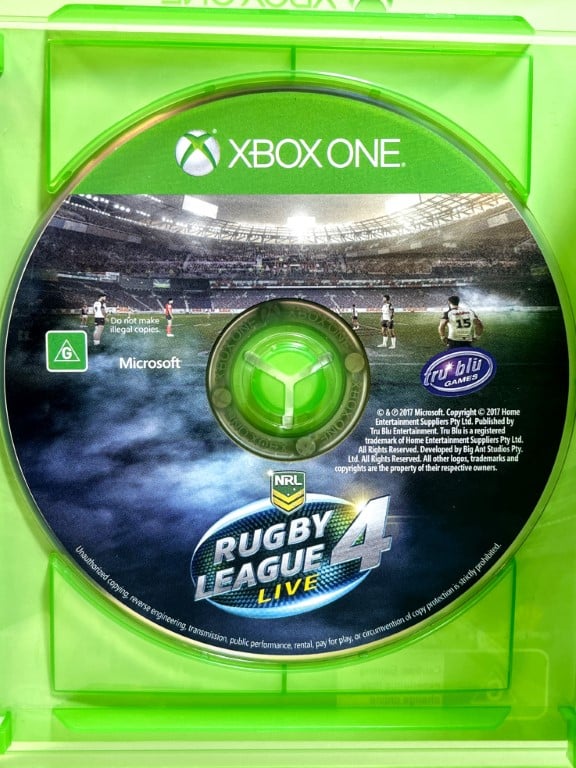 RUGBY LEAGUE LIVE 4 (XBox One)