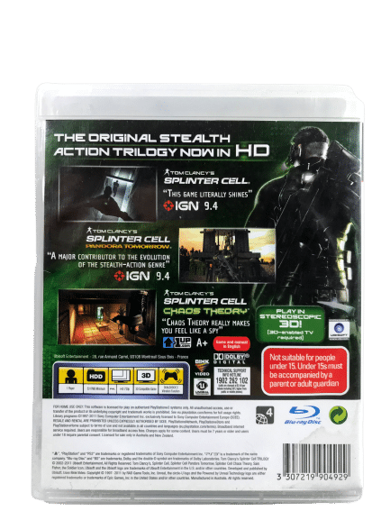 Tom Clancy's Splinter Cell Trilogy HD (PS3) *MINT COMPLETE* - Image 10