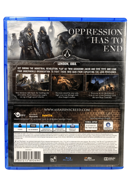 Assassin's Creed: Syndicate (PS4) *MINT COMPLETE* - Image 3