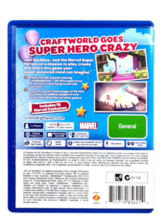 LittleBigPlanet Marvel Super Hero Edition (PS Vita)