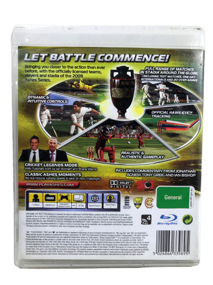 Ashes Cricket 2009 (PS3) *MINT COMPLETE* - Image 7