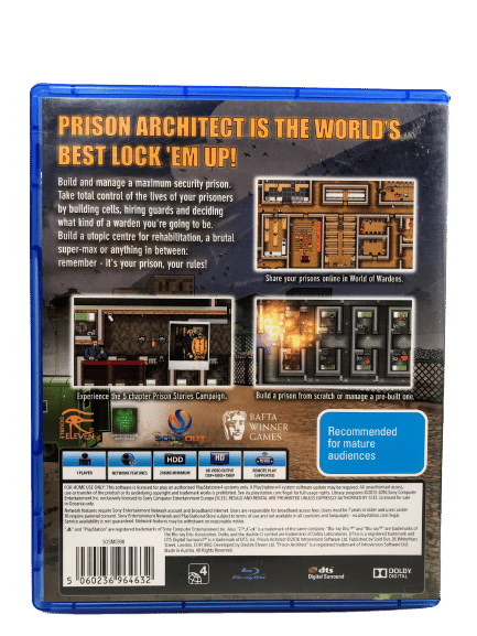 PRISON ARCHITECT (PS4 - RARE) *MINT COMPLETE* - Image 4