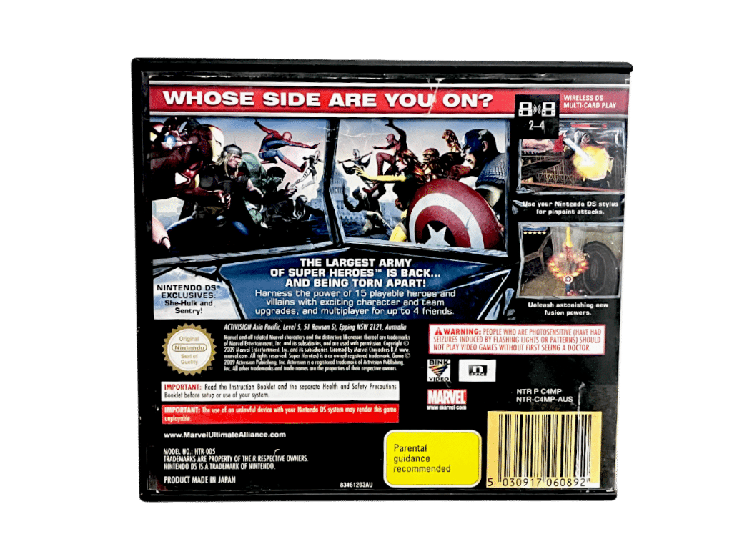 MARVEL ULTIMATE ALLIANCE 2 (RARE) DS *COMPLETE* - Image 2