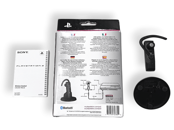 Official SONY PlayStation 3 / PS3 Wireless Headset *COMPLETE BOX SET* - Image 3