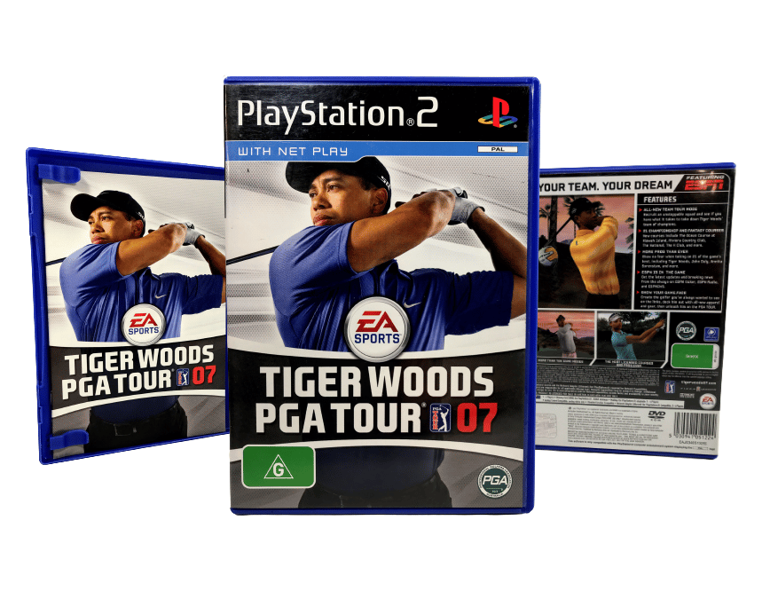 Tiger Woods PGA Tour 07 (PS2) *MINT COMPLETE*
