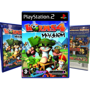 Worms 4 Mayhem PS2 game
