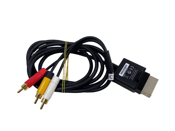 OFFICIAL MICROSOFT Xbox 360 AV Cable (V2 - BLACK) - Image 2