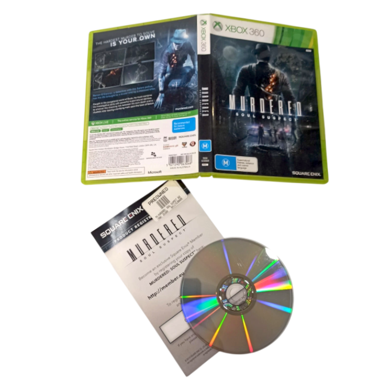 Murdered Soul Suspect (XBox 360) *EXCELLENT & COMPLETE*